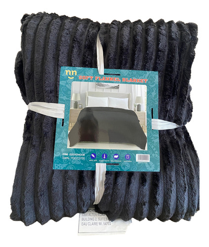 Cobija Surco King Size Verzonni 220cmx240cm Negro Surco