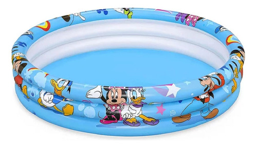 Pileta Redonda 3 Aros Mickey Bestways 122x25 Cm 91007 F