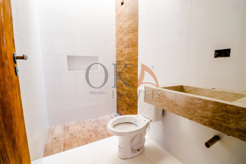 Casa Em Alvenaria 67,5m², 02 Dormitórios, 01 Suíte, Na Fazenda Rio Grande É Na Oka Imóveis! - 2918 - 69284505