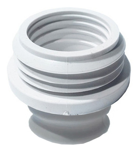 Imagen 6 de 9 de Fuelle Para Inodoro 1,5 / 2 Corto Colgar Pvc Blanco Largo