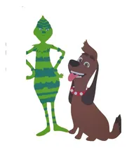 Comprar Personajes Goma Eva Grinch Carteles Apliques Goma Eva