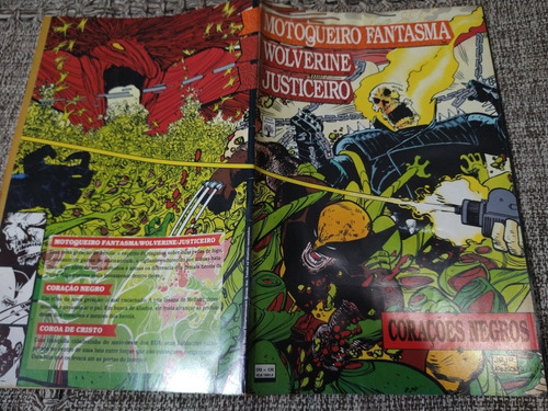 Hq Motoqueiro Fantasma, Wolverine Justiceiro Corações Negros (Usado)