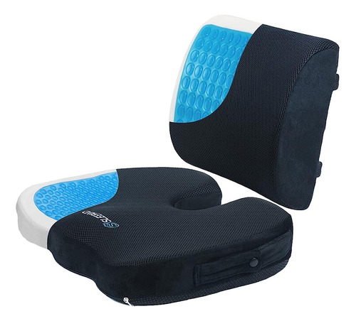 Sleepavo Memory Foam Cooling Gel Cojín Del Asiento Para Sill