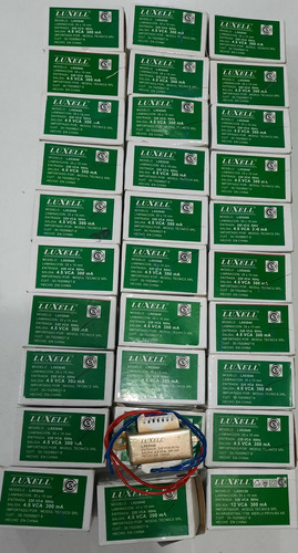 Transformador (10 Unid)220 Vca 50hz A 4.5 Vca 300 Ma En Caja (Usado)