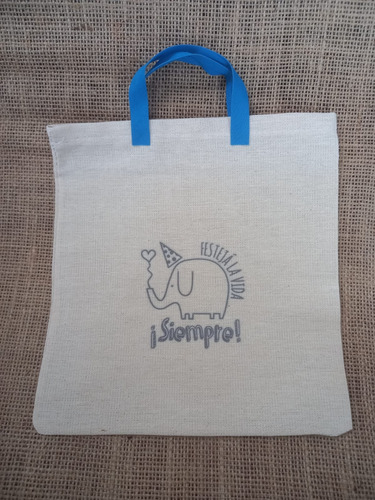 Souvenirs Bolsas Diseños Cumpleaños - X10 Unidades Festeja La Vida