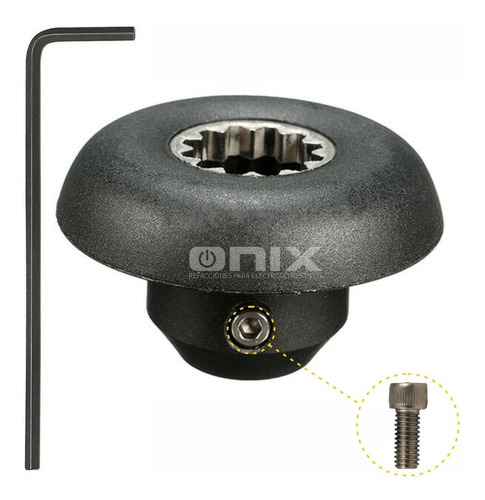 Cople Socket Motor Vitamix Repuesto Con Tornillo Y Llave