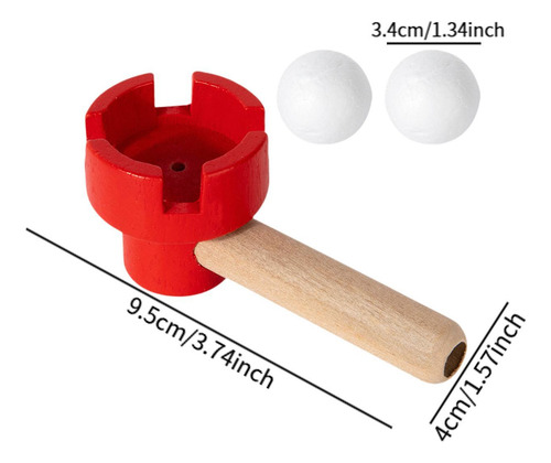 Juguete De Bolas De Soplador, Divertido, Educativo, Rojo
