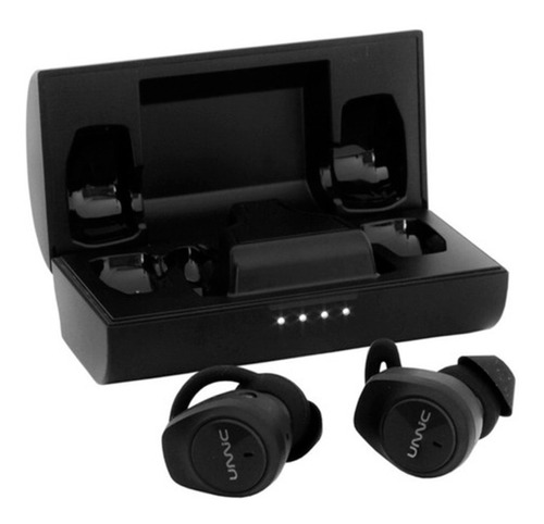 Imagen 1 de 10 de Auricular Bluetooth 5.0 Deportivo Inalámbrico In Ear Touch Color Negro