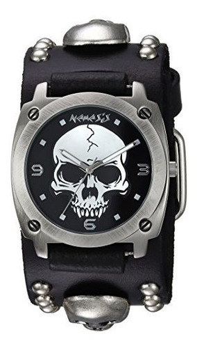 Reloj Nemesis Punk Rock Heavy Duty Skull  Para Hombre