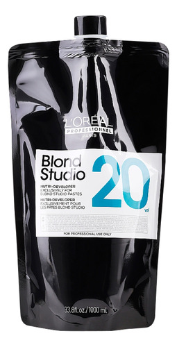 Blond Studio Decol 20vol 1000ml - mL a $58