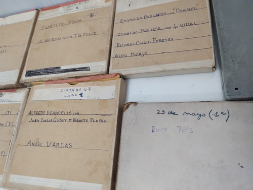 Lote Antiguas Grabaciones Cinta Abierta Radio Tango (Usado)