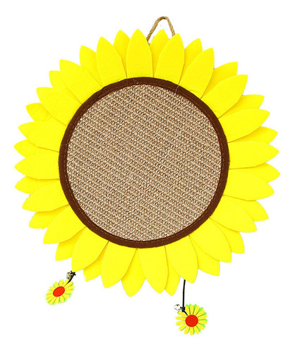 Rascador Para Gatos Con Forma De Girasol Colgante, Tablero