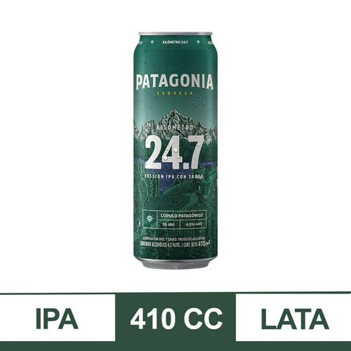 Cerveza Patagonia 24.7 Ipa 410ml