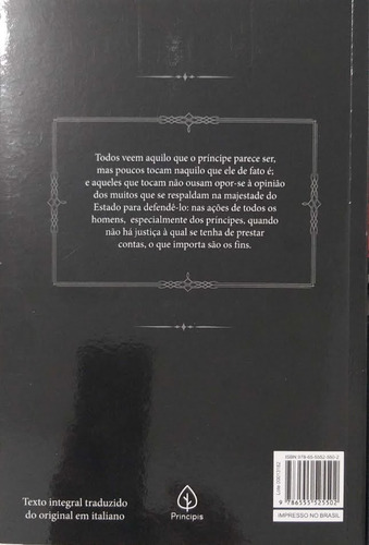 Imagem 3 de 3 de Livro Físico O Príncipe Nicolau Maquiavel Texto Integral