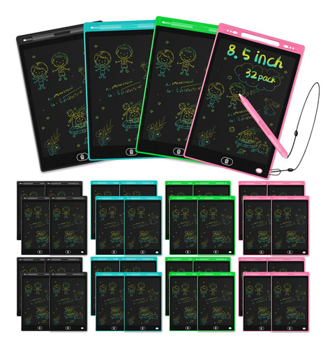 Tableta De Escritura Jiaonun Lcd De 8.5 Pulgadas Con Bolígra