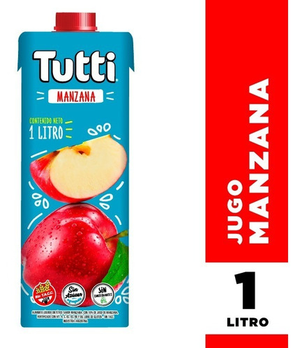 Jugo Tutti Manzana X 1000ml