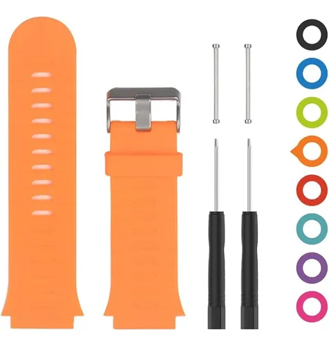 Malla De Silicona Solf Para Garmin Forerunner 920xt Naranj L