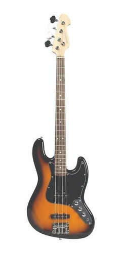 Contra Baixo Michael 4c Bm607n Bk Jazz Bass Preto Jazz Bass