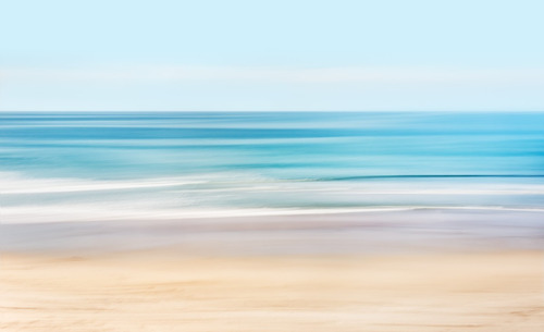 Paisaje Playa Mar Cielo Pastel Panorámico Cuadro Canvas No Aplica