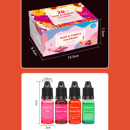 Tinte Líquido Para Velas, Tinte De Color Para Velas, 20