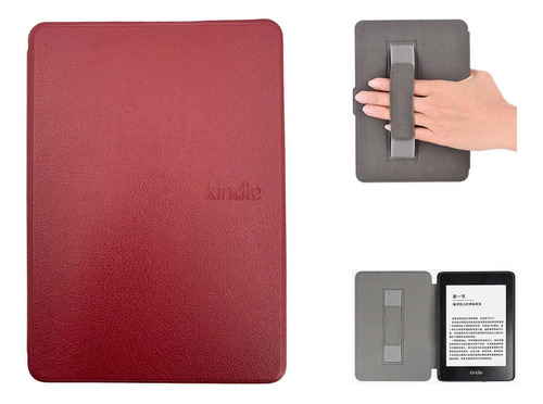 Capa Couro Magnética Com Alça Kindle 10 J9g29r + Caneta