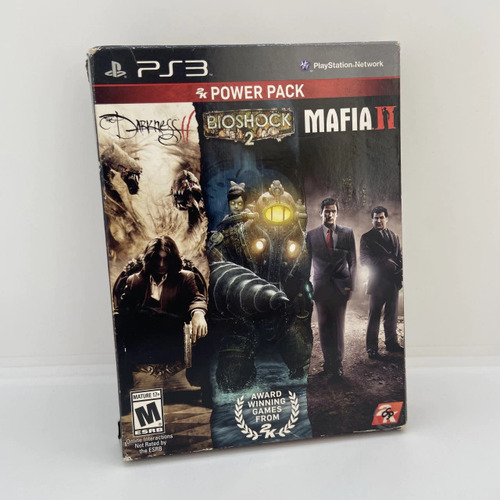 Power Pack - Darkess 2 Bioshock 2 Mafia 2 - Ps3 - E/gratis