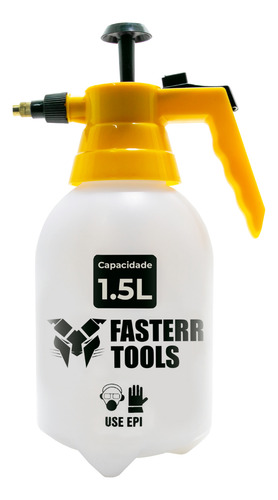Pulverizador Manual Spray 1,5 Litros Fst028 Fasterr Cor Amarelo