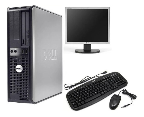 Computador Dell 360 Core 2 Duo Mem 4gb Hd 160gb + Monitor 17