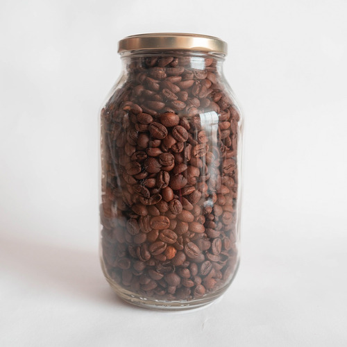 Frasco De Granos De Café Tostado Oscuro 400 G
