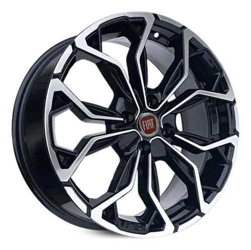 Llantas 14 Fiat / 4x98 / Negro Diamantado