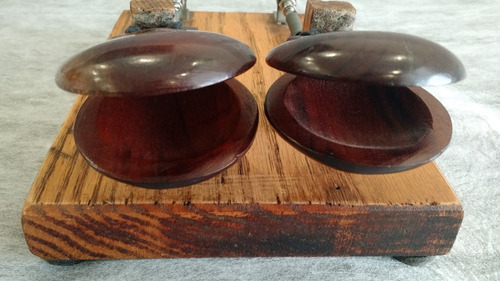 Castanholas Rosewood Com Suporte De Mesa