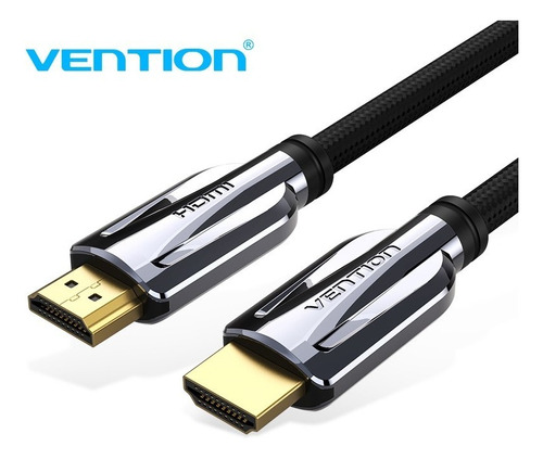 Cable Vention Hdmi 2.1 Certificado Profesional - 8k Hdr EArc 144hz - Metal Trenzado - Premium  Gamer Full HD - 1 Metro - AALBF