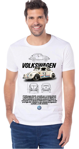 Playera Carro Diseño 75 Carros Y Motos Volkswagen Beloma