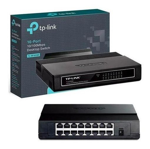 Imagen 2 de 6 de Switch Tp-link Tl-sf1016d 16 Puertos Plug & Play Envio