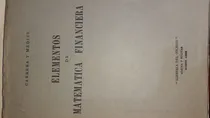 Comprar Elementos De Matemática Financiera Cabrera Y Medici D5
