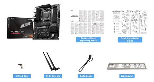 Placa Madre Msi Pro B650-s Wifi Proseries Am5 Ddr5 Atx