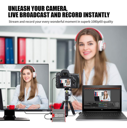 Captura De Vídeo Mirabox Usb 3.0, Hdmi, 60 Fps, Compacta