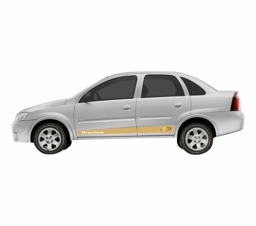 Faixa Lateral Corsa Premium Adesivo Chevrolet Par Cs0104