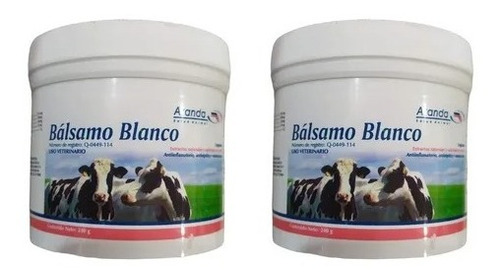 Balsamo Blanco De 240 Gramos (combo De 2 Piezas)