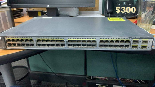 Switch Cisco Catalyst 3750 V2 Series Poe-48 