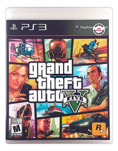 Grand Theft Auto Gta V 5 Original Playstation 3 Ps3