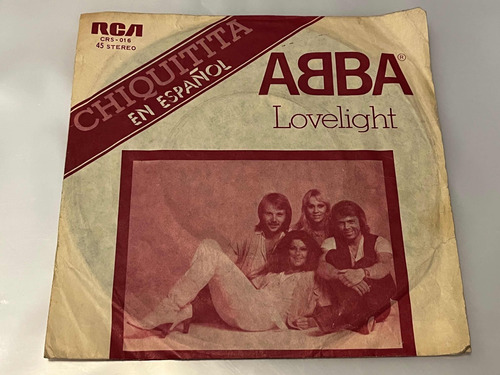 Vinilo Single Abba / Chiquitita ( En Español)