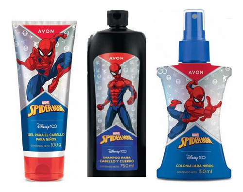 Set Colonia Spider-man + Gel + - L a $42900