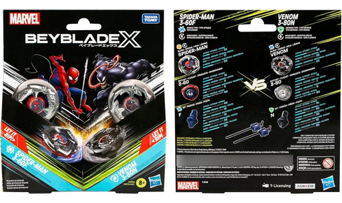 Hasbro Beyblade X Spider-man Vs Venom Spider-man Vs Venom