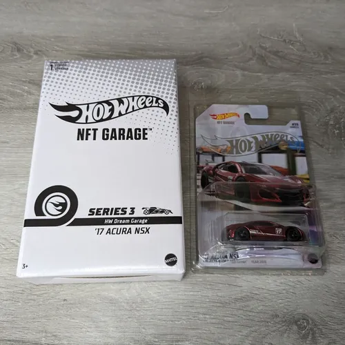 Hot Wheels Nft Premium Nft Garage 17 Acura Nsx Série 3 Raro Hot Wheels Nft Premium Nft Garage 17 Acura Nsx Série 3 Raro