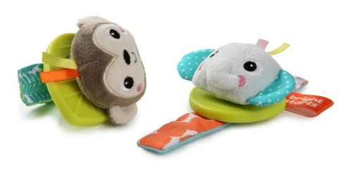 Pulseras De Peluche Con Mordedera Bright Starts 12092
