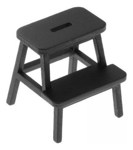 Q 3 Silla Con Escalón Para Casa De Muñecas, Escala 1:12,