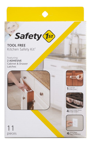 Safety 1st Kit De Seguridad De Cocina Sin Herramientas, Blan