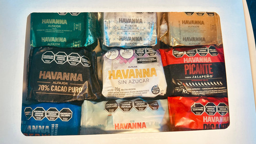 Caja 18 Alfajores Havanna Degustacion Premium Surtidos