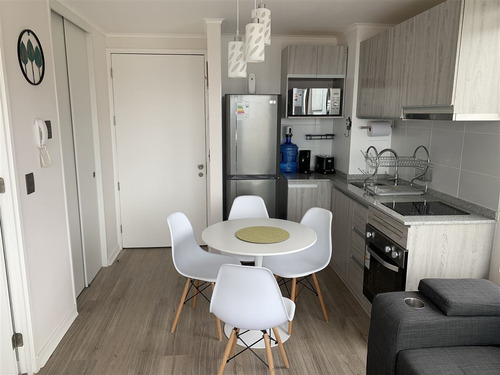 Arriendo Centro De Coquimbo: Depto Amoblado Con Vista Al Mar